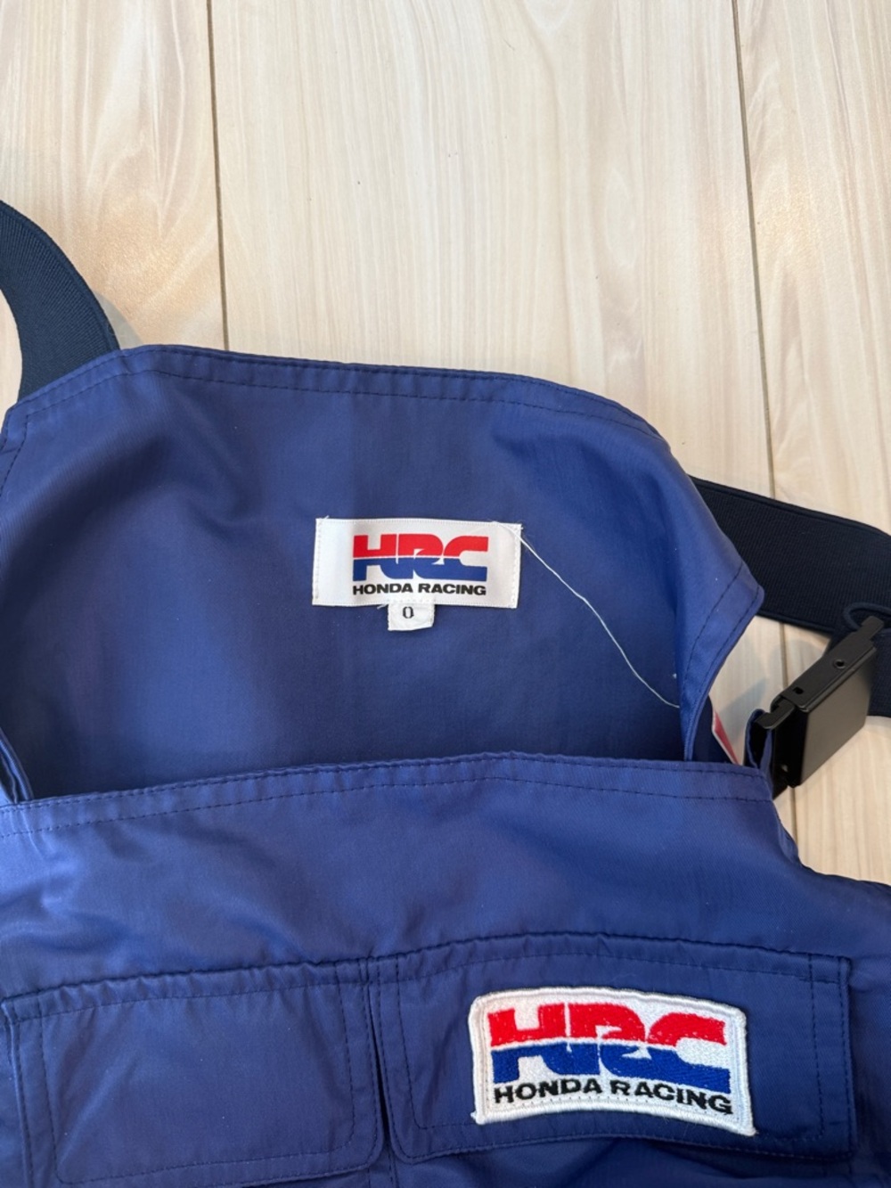 Honda Navy Blue Men's Insulated Bib Overalls - Picture 4 of 5